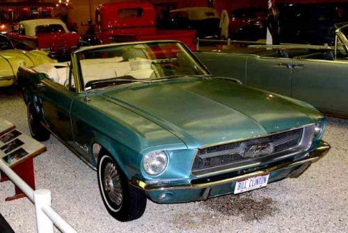 Bill-Clinton-Ford-Mustang Bill Clinton Ford Mustang Convertible