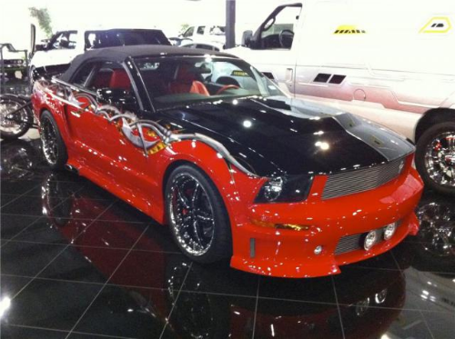 Sylvester-Stallone-Ford-Mustang Sylvester Stallone Ford Mustang Convertible