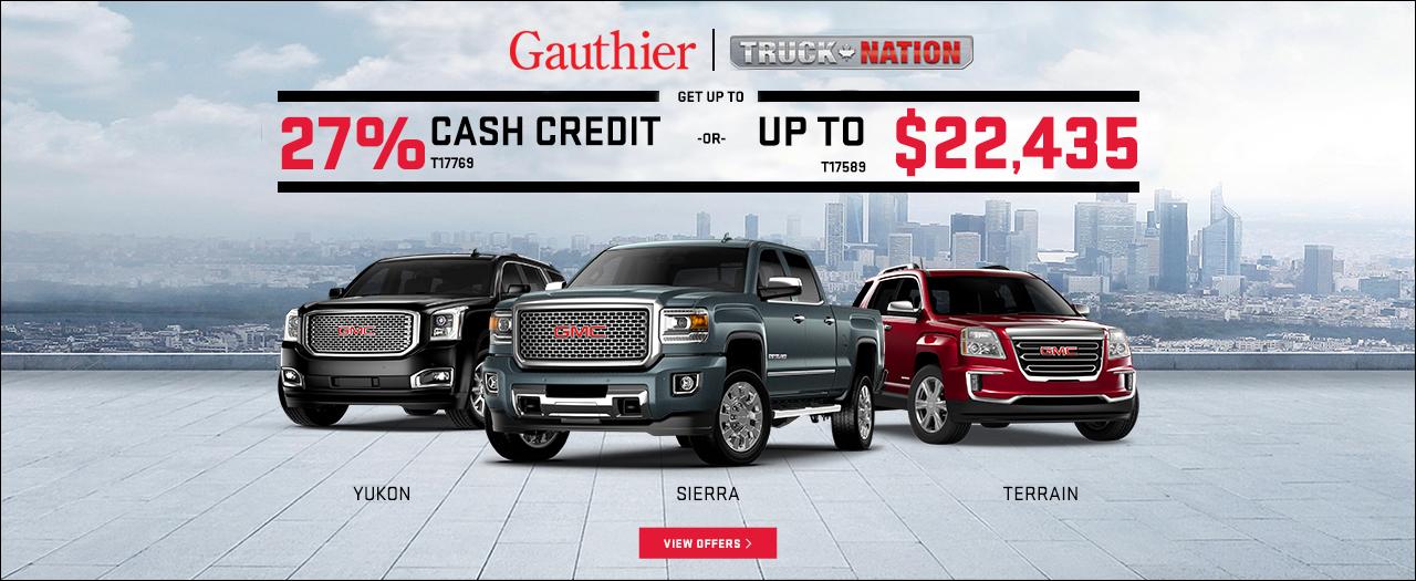 Gauthier Winnipeg´s GMC, Cadillac & Buick Dealership New & Used