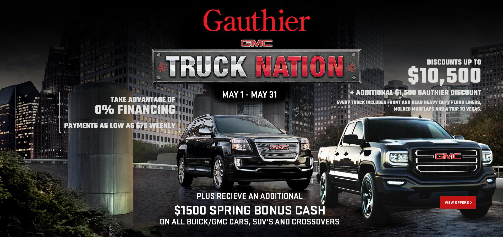 Gauthier Winnipeg´s GMC, Cadillac & Buick Dealership New & Used