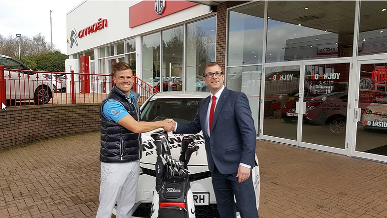 PGA Champion Luke Towler at Budgen Motors MG Telford PGA Champion Luke Towler at Budgen Motors MG Telford
