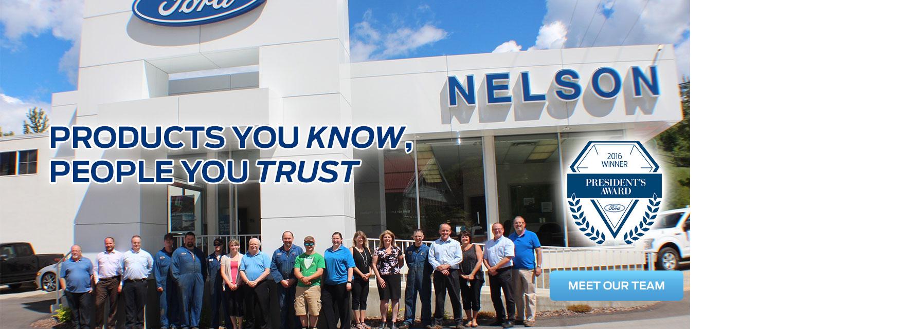 Nelson Ford Dealership Serving Nelson, BC Ford Dealer Nelson Ford