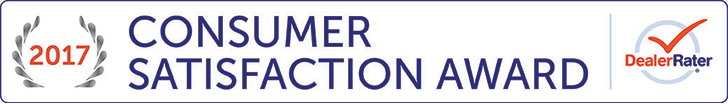 2017 Consumer Satisfaction Award from DealerRater 2017 Consumer Satisfaction Award from DealerRater