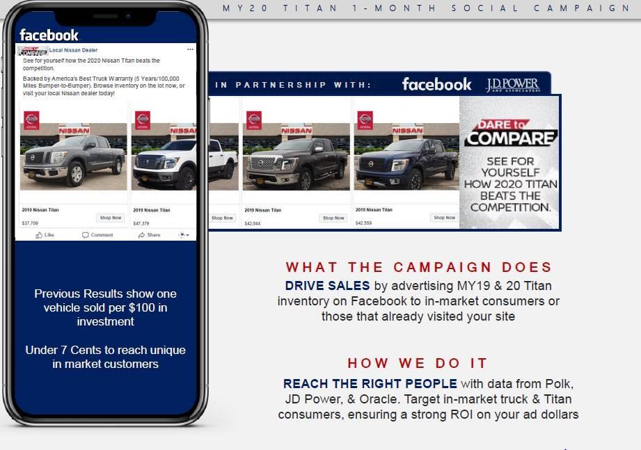 2020 Nissan Titan 1-Month Social Campaign 2020 Nissan Titan 1-Month Social Campaign