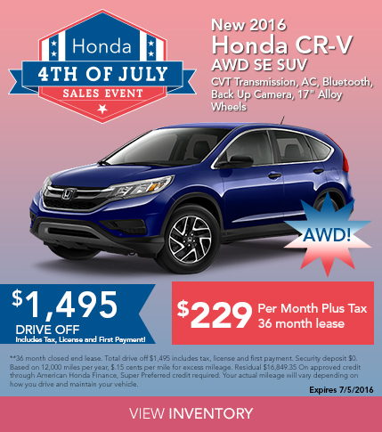 Honda lease credit score needed
