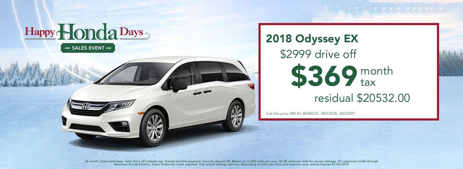 Honda odyssey lease deals edmunds