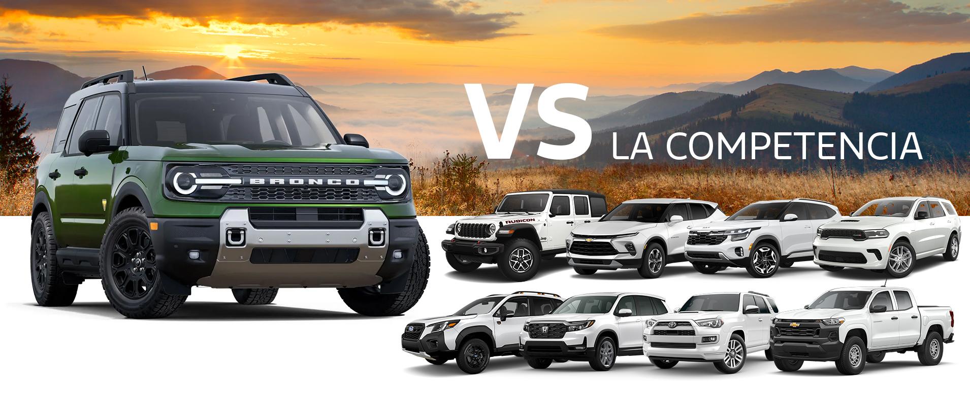 Bronco Sport vs La Competencia