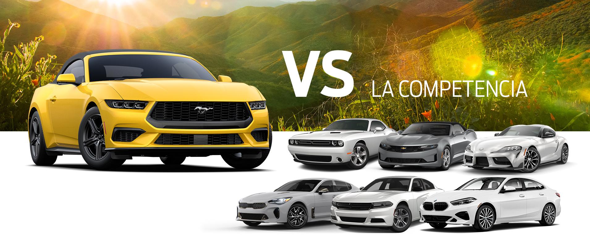 Mustang vs la competencia