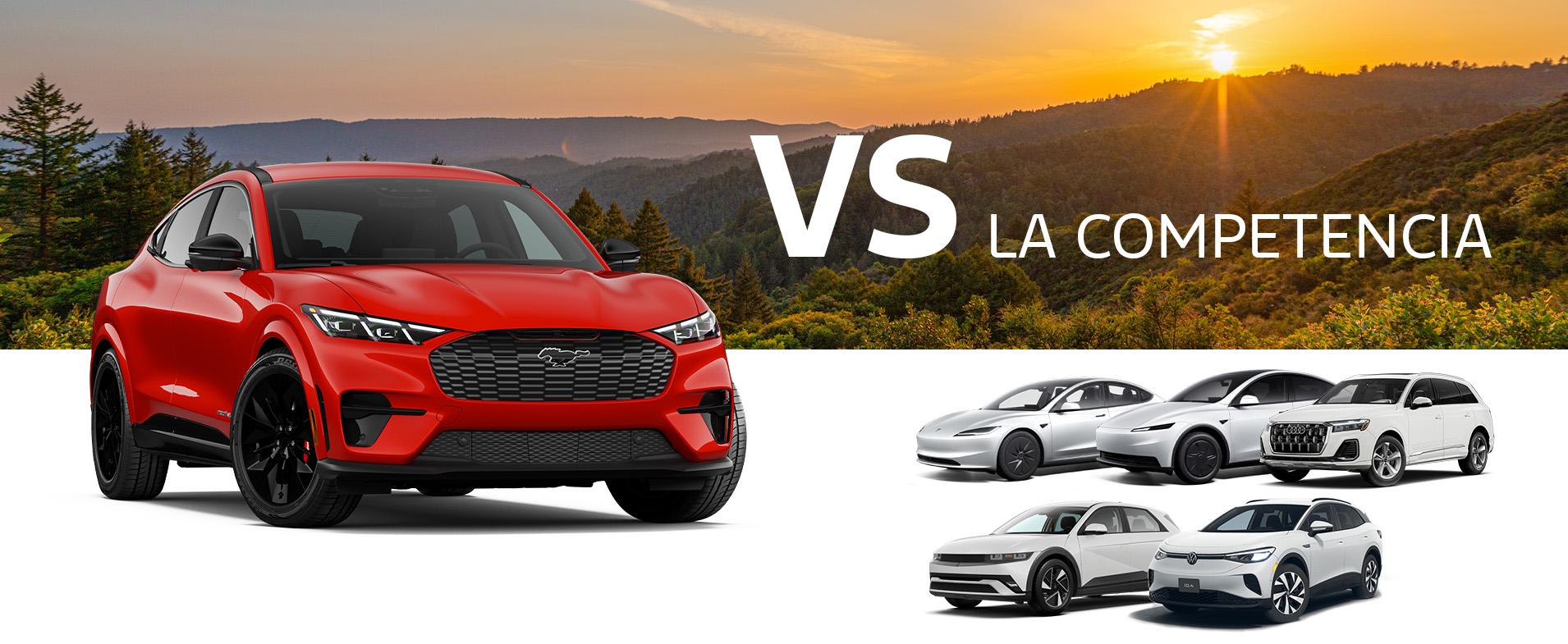Compara el Ford Mustang Mach-E con la competencia | Concesionarios Ford del Sur de California