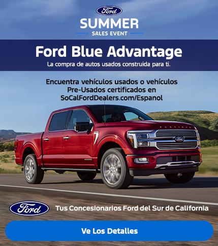 Evento de Ventas de Verano de Ford: Veh&iacute;culos Ford Seminuevos Certificados | Concesionarios Ford del Sur de California