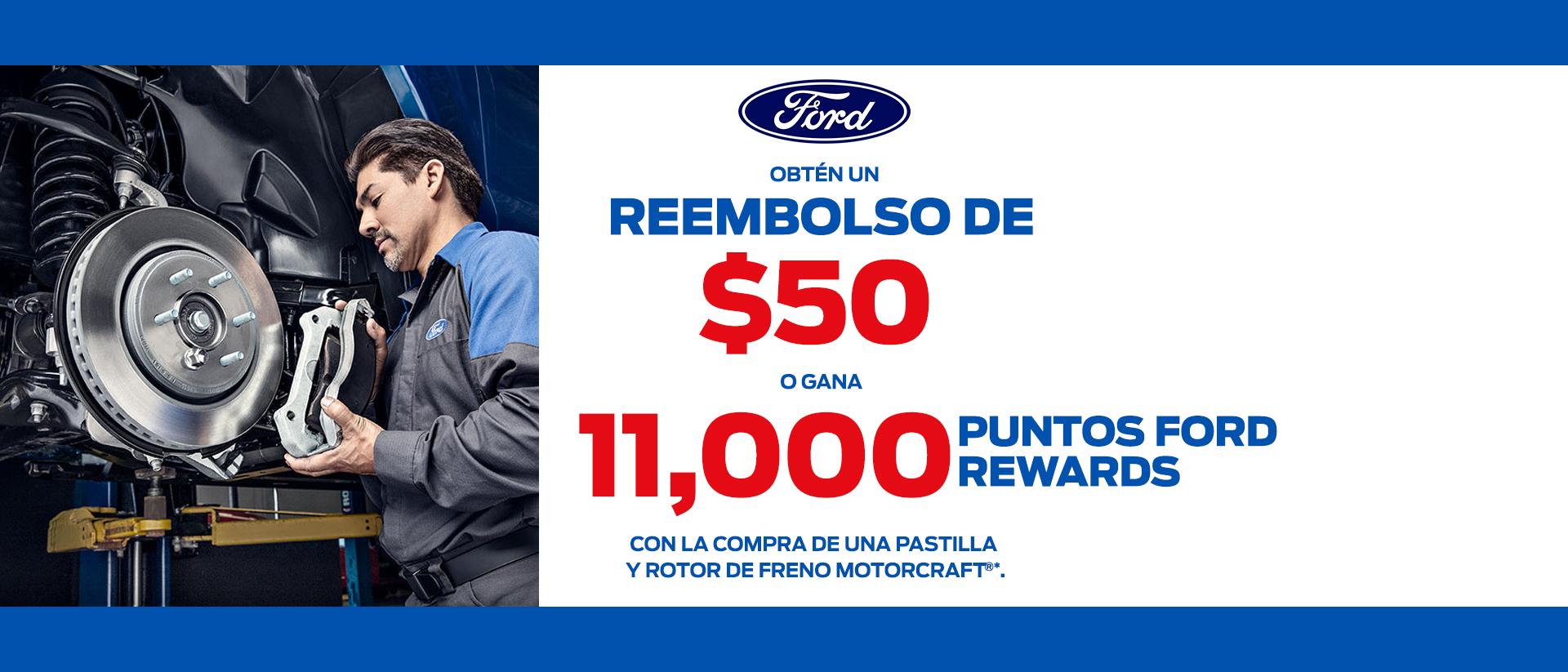 $50 Rebate -OR- 11,000 Points | Ford Service | Southern California Ford Dealers
