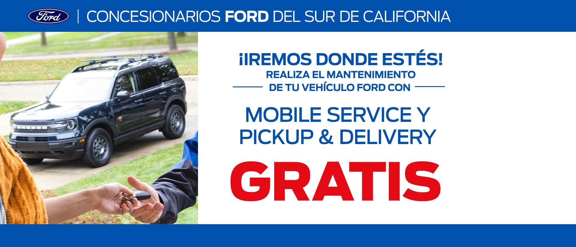 Ford Pickup & Delivery | Ford Service | Southern California Ford Dealers Ford Pickup & Delivery | Ford Service | Southern California Ford Dealers