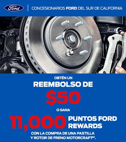 $50 Rebate -OR- 11,000 Points | Ford Service | Southern California Ford Dealers $50 Rebate -OR- 11,000 Points | Ford Service | Southern California Ford Dealers