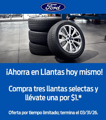 Buy 3 Tires, Get 4th for $1 | Ford Service | Southern California Ford Dealers