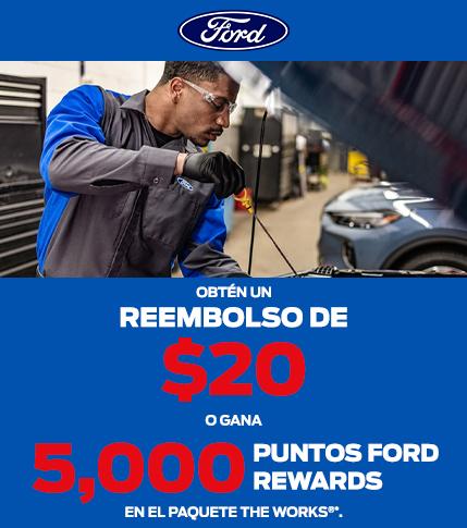 $20 Rebate -OR- 5,000 Points | Ford Service | Southern California Ford Dealers