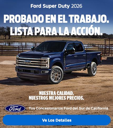 Oferta de compra del Ford Super Duty 2026 | Probado en el trabajo. Listo para la acci&oacute;n.