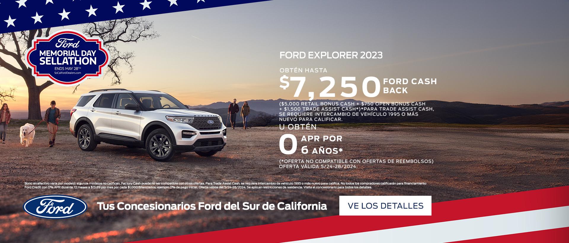 Ford Explorer Offers | Memorial Day Sellathon | Southern California Ford Dealers