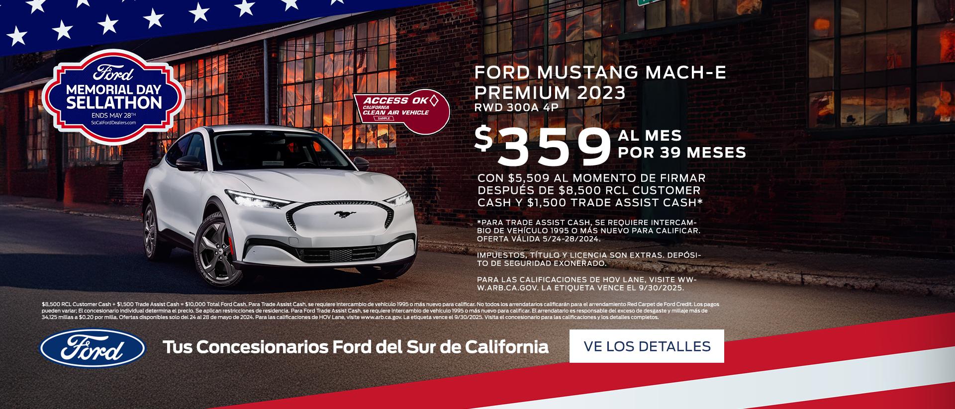 Ford Mustang Mach-E Premium Lease Offer | Memorial Day Sellathon | Southern California Ford Dealers