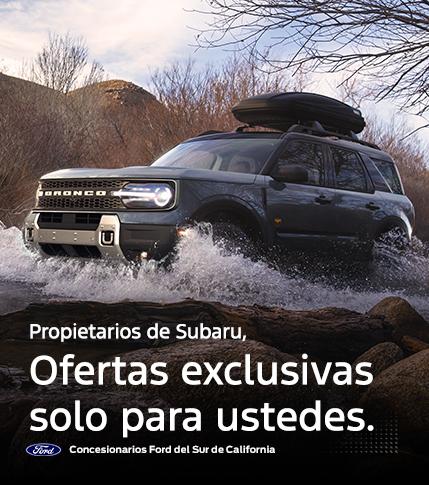 Ofertas de Subaru Conquest | Ofertas de arrendamiento y venta de Ford Bronco Sport | Concesionarios Ford del sur de California