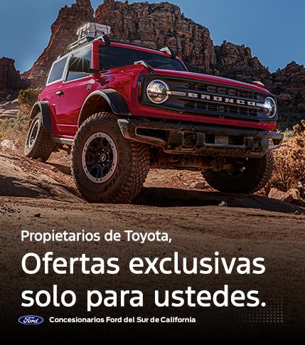Ofertas de Toyota Conquest | Ofertas de arrendamiento y venta de Ford Bronco y Ford Bronco Sport | Concesionarios Ford del sur de California