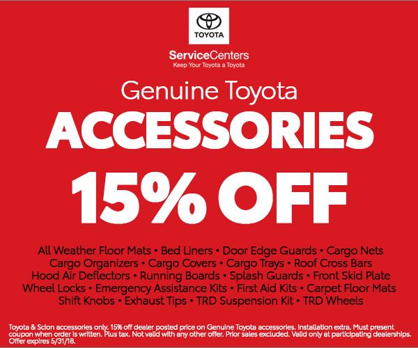 Toyota Accessories Special Toyota Accessories Special