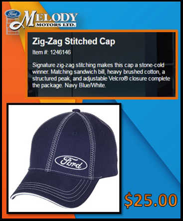 Zig Zag stitched cap Zig Zag stitched cap