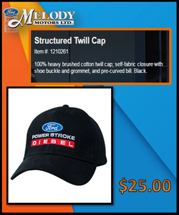 Structured twill cap Structured twill cap