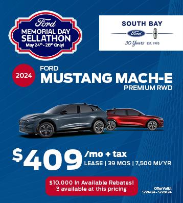 2023 Ford Mustang MACH-E lease deals at Hawthorne Ford dealership