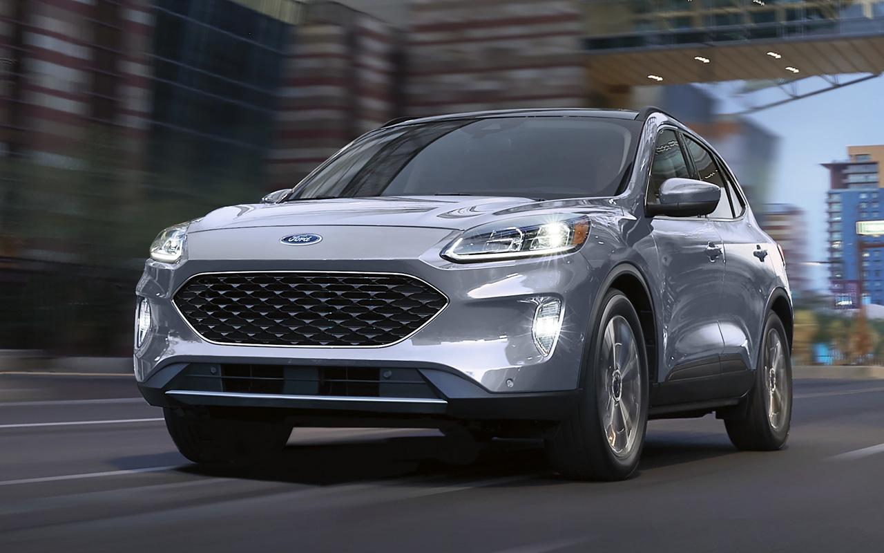 2022 Ford Escape driving on a highway