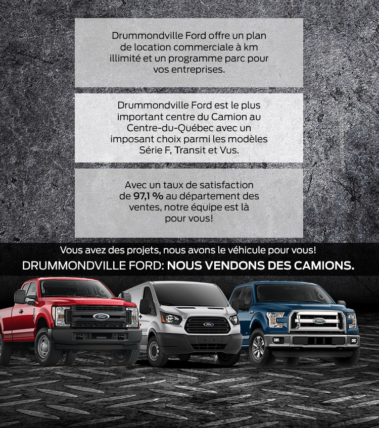 Concessionnaire Ford situé à Drummondville, Drummondville Ford
