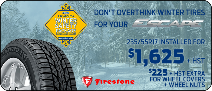 Escape winter tire offer Escape winter tire offer
