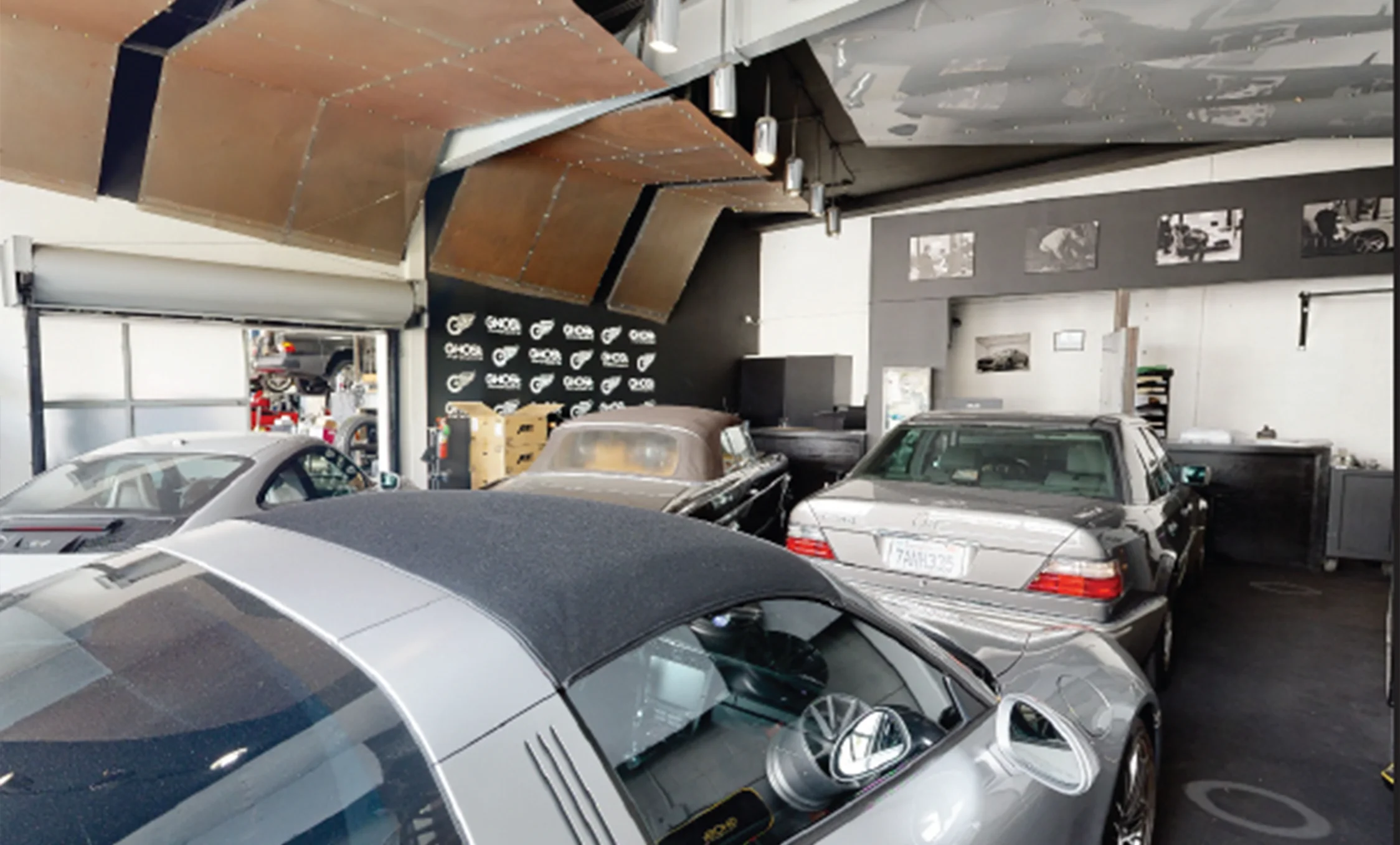 Auto repair shop interior before it becomes a Bosch Auto Service