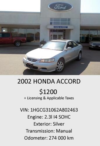 2002 Honda Accord Special Edition 2002 Honda Accord Special Edition