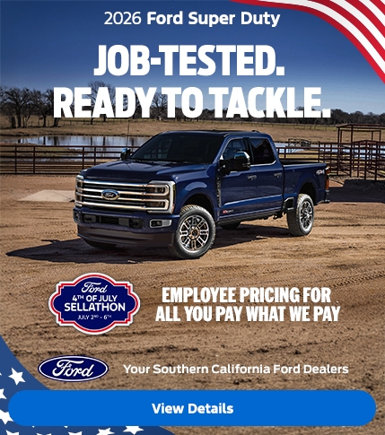 Ford's 4th of July Sellathon 2026 | American Value for American Values: Ford Employee Pricing - You Pay What We Pay | Purchase the 2026 Ford Super Duty | Southern California Ford Dealers Ford's 4th of July Sellathon 2026 | American Value for American Values: Ford Employee Pricing - You Pay What We Pay | Purchase the 2026 Ford Super Duty | Southern California Ford Dealers