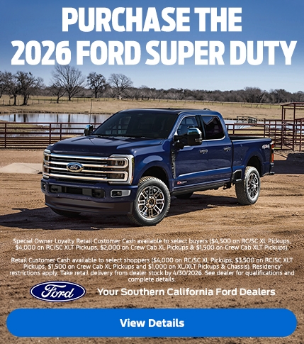 Ford Super Duty Cash Offers | Southern California Ford Dealers