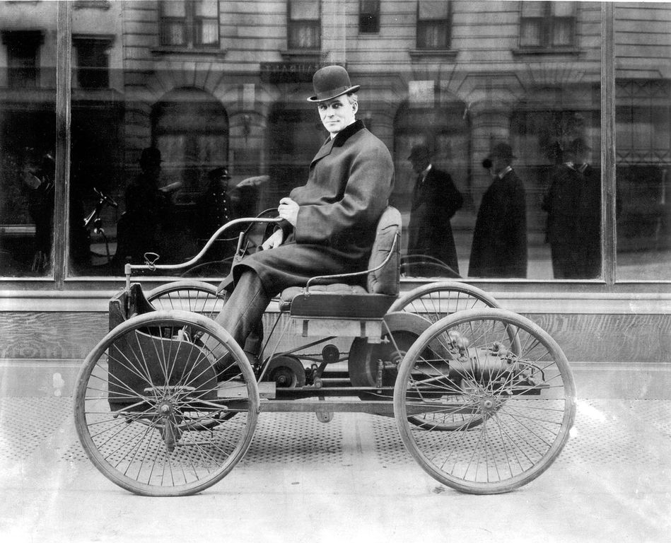 Ford built his first automobile 122 years ago this month