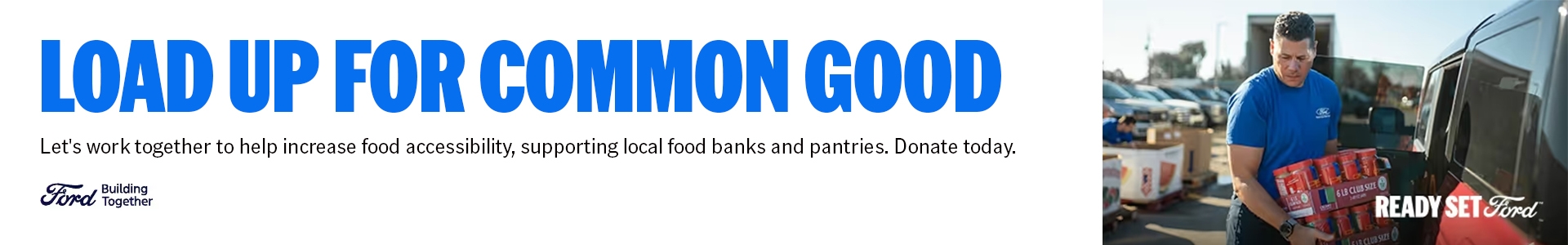 Ford Global Food Drive | September 1-30, 2026 | SoCal Ford Dealers