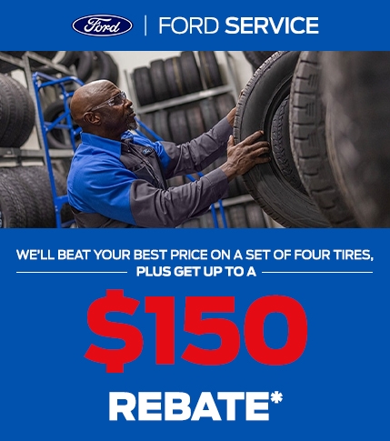 $150 Service Rebate at Participating Southern California Ford Service Centers
