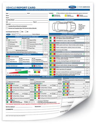Vehicle Report Card