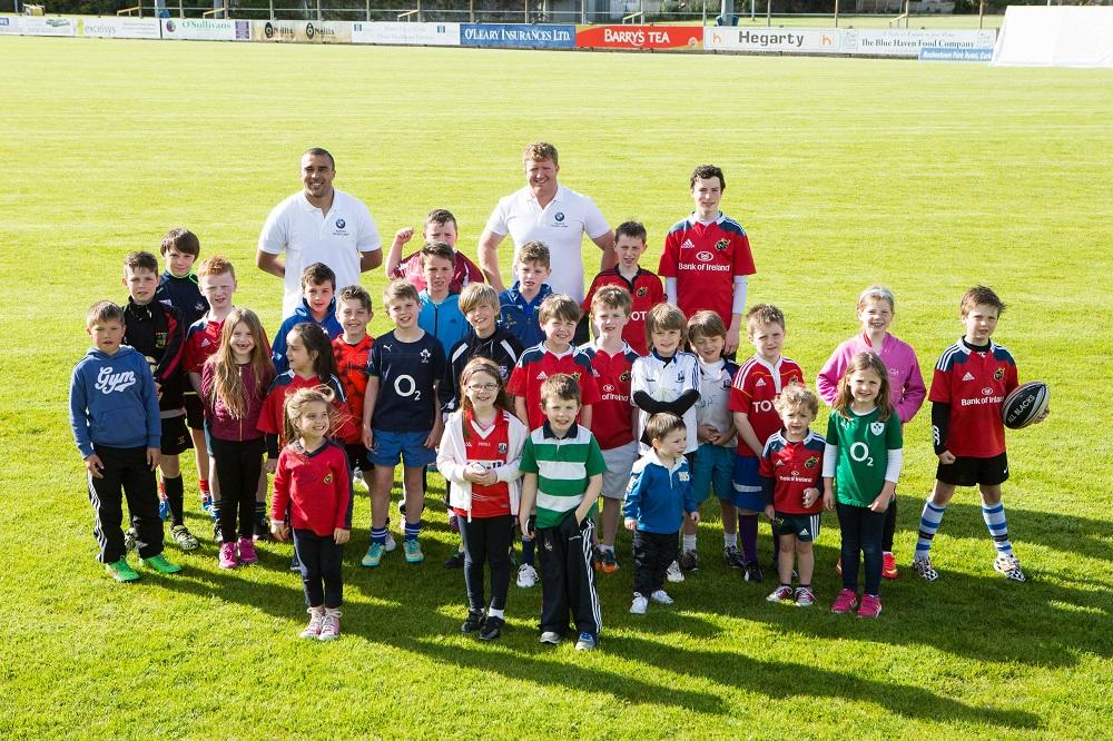 Kearys BMW rugby camp with Simon Zebo Kearys BMW rugby camp with Simon Zebo