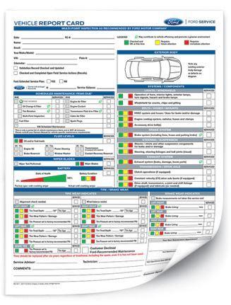 The Works - Vehicle Report Card The Works - Vehicle Report Card