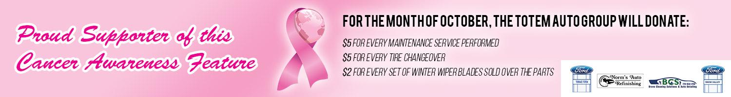 Terrace Totem Ford Snow Valley Ford Breast Cancer Awareness Month Terrace Totem Ford Snow Valley Ford Breast Cancer Awareness Month