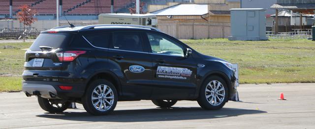 Jubilee Ford Escape on Driving Skills Course Jubilee Ford Escape on Driving Skills Course
