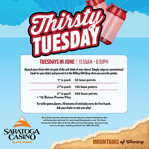 THIRSTY TUESDAY THIRSTY TUESDAY